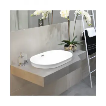 Umywalka wpuszczana w blat owalna 60cm - Lavita Puebla